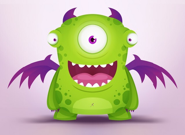 Cute Cartoon Monster